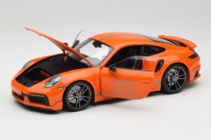 Porsche 911 992 Turbo S Coupe Sport Design Πορτοκαλί Minichamps 1:18 113069074 Μέταλλο - εικόνα 2 από 8
