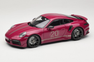 Porsche 911 992 Turbo S Coupe Sport Design Κόκκινο Minichamps 1:18 113069075 Μέταλλο