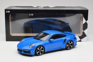 Porsche 911 992 Turbo S Gentian Μπλε Minichamps 1:18 155069074 Μέταλλο - εικόνα 6 από 6