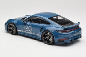 Porsche 911 992 Turbo S Sport Design Package Gentian Blue Metallic Minichamps 1:18 155069170 Μέταλλο - εικόνα 5 από 6