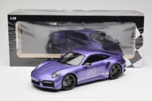 Porsche 911 992 Turbo S Sport Design Package Viola Metallic Minichamps 1:18 155069174 Μέταλλο - εικόνα 6 από 6