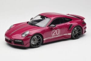 Porsche 911 992 Turbo S με Sport Design Package Κόκκινο Minichamps 1:18 155069172 Μέταλλο