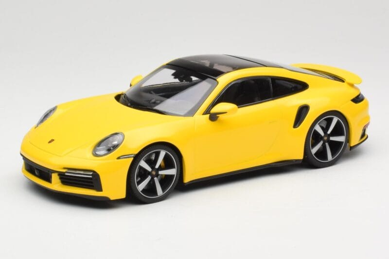 Porsche 911 992 Turbo S Κίτρινο Minichamps 1:18 155069071 Μέταλλο