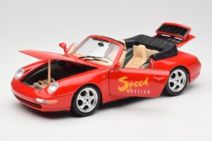 Porsche 911 993 Carrera Καμπριολέ Κόκκινο Bburago 1:18 3090 Μέταλλο - εικόνα 2 από 8