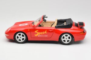 Porsche 911 993 Carrera Καμπριολέ Κόκκινο Bburago 1:18 3090 Μέταλλο - εικόνα 4 από 8