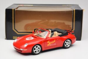 Porsche 911 993 Carrera Καμπριολέ Κόκκινο Bburago 1:18 3090 Μέταλλο - εικόνα 8 από 8