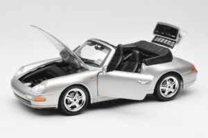 Porsche 911 993 Carrera Καμπριολέ Ασημί Bburago 1:18 18-12039 Μέταλλο - εικόνα 2 από 8