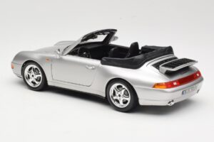 Porsche 911 993 Carrera Καμπριολέ Ασημί Bburago 1:18 18-12039 Μέταλλο - εικόνα 7 από 8