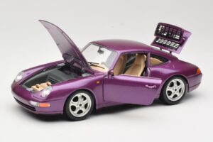 Porsche 911 993 Carrera Μωβ Bburago 1:18 3060-M2 Μέταλλο - εικόνα 2 από 8