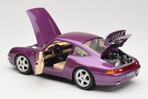 Porsche 911 993 Carrera Μωβ Bburago 1:18 3060-M2 Μέταλλο - εικόνα 5 από 8