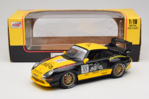 Porsche 911 993 GT2 #55 Μαύρο & Κίτρινο Anson 1:18 30325-W Μέταλλο - εικόνα 5 από 6