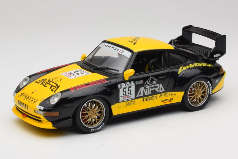 Porsche 911 993 GT2 #55 Μαύρο & Κίτρινο Anson 1:18 30325-W Μέταλλο