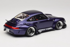 Porsche 911 993 RWB Army Girl Μωβ GT Spirit 1:18 GT562 Ρητίνη - εικόνα 2 από 6