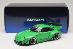 Porsche 911 993 RWB Πράσινο Gun Grey Wheels AUTOart 1:18 78151 Σύνθετο - εικόνα 8 από 8