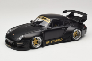 Porsche 911 993 RWB Matt Black With Gold Wheels AUTOart 1:18 78154 Σύνθετο