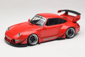 Porsche 911 993 RWB Κόκκινο Gun Grey Wheels AUTOart 1:18 78153 Σύνθετο