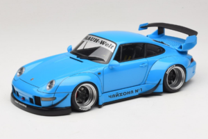 Porsche 911 993 RWB Γαλάζιο Gun Grey Wheels AUTOart 1:18 78152 Σύνθετο