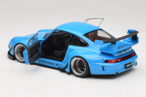 Porsche 911 993 RWB Γαλάζιο Gun Grey Wheels AUTOart 1:18 78152 Σύνθετο - εικόνα 5 από 8