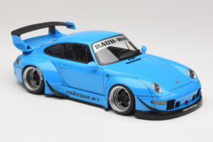 Porsche 911 993 RWB Γαλάζιο Gun Grey Wheels AUTOart 1:18 78152 Σύνθετο - εικόνα 6 από 8