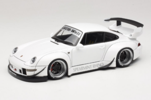 Porsche 911 993 RWB Λευκό Gun Grey Wheels AUTOart 1:18 78150 Σύνθετο