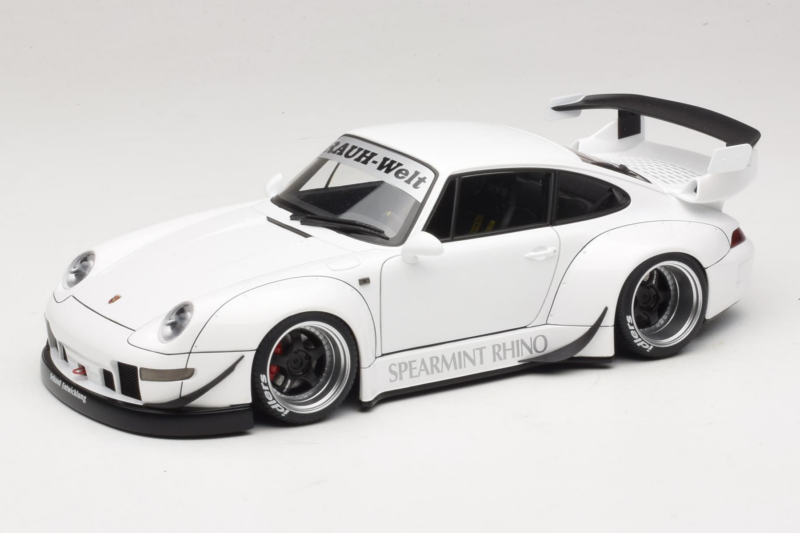 Porsche 911 993 RWB Λευκό Gun Grey Wheels AUTOart 1:18 78150 Σύνθετο