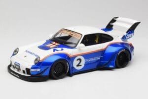 Porsche 911 993 RWB X Liberty Walk Λευκό Με Μπλε GT Spirit 1:18 GT530 Ρητίνη