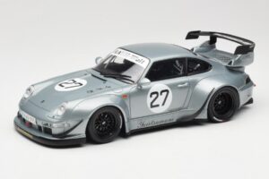 Porsche 911 993 RWB Yuiitsumuni Ασημί GT Spirit 1:18 GT522 Ρητίνη