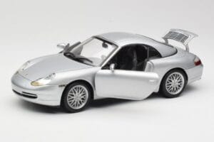 Porsche 911 996 Carrera Καμπριολέ Ασημί Hot Wheels 1:18 213595 Μέταλλο - εικόνα 2 από 8
