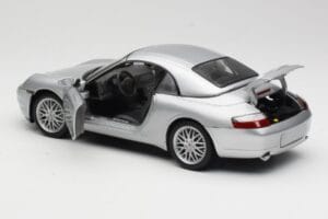 Porsche 911 996 Carrera Καμπριολέ Ασημί Hot Wheels 1:18 213595 Μέταλλο - εικόνα 5 από 8