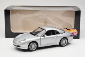 Porsche 911 996 Carrera Καμπριολέ Ασημί Hot Wheels 1:18 213595 Μέταλλο - εικόνα 8 από 8