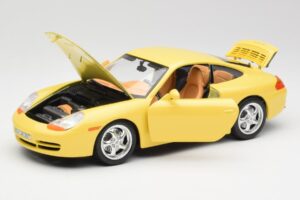Porsche 911 996 Carrera Κίτρινο Bburago 1:18 30085-M1 Μέταλλο - εικόνα 2 από 8