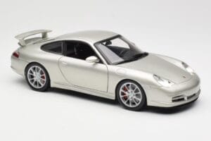 Porsche 911 996 GT3 Ασημί Hot Wheels 1:18 C2590 Μέταλλο - εικόνα 6 από 8