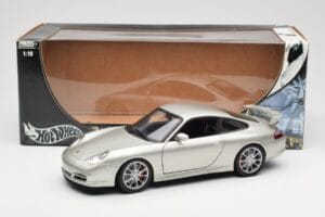Porsche 911 996 GT3 Ασημί Hot Wheels 1:18 C2590 Μέταλλο - εικόνα 8 από 8
