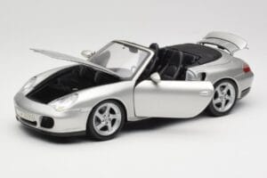Porsche 911 996 Turbo Καμπριολέ Ασημί Maisto 1:18 31660 Μέταλλο - εικόνα 2 από 8