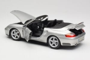 Porsche 911 996 Turbo Καμπριολέ Ασημί Maisto 1:18 31660 Μέταλλο - εικόνα 5 από 8