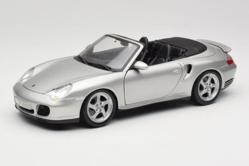Porsche 911 996 Turbo Καμπριολέ Ασημί Maisto 1:18 31660 Μέταλλο