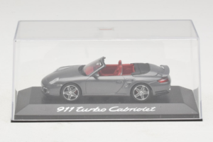 Porsche 911 997 Turbo Cabriolet Grey Metallic Minichamps 1:43 WAP02015216 Μέταλλο - εικόνα 4 από 5