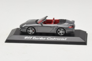 Porsche 911 997 Turbo Cabriolet Grey Metallic Minichamps 1:43 WAP02015216 Μέταλλο