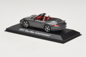 Porsche 911 997 Turbo Cabriolet Grey Metallic Minichamps 1:43 WAP02015218 Μέταλλο - εικόνα 3 από 4