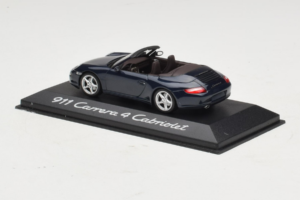 Porsche 911 997 Carrera 4 Καμπριολέ Σκούρο Μπλε Minichamps 1:43 WAP02015216-P1 Μέταλλο - εικόνα 3 από 4