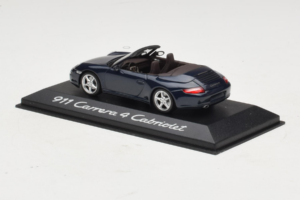 Porsche 911 997 Carrera 4 Καμπριολέ Σκούρο Μπλε Minichamps 1:43 WAP02015216-R1 Μέταλλο - εικόνα 3 από 4