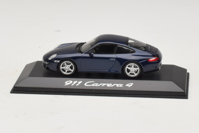 Porsche 911 997 Carrera 4 Dark Blue Metallic Minichamps 1:43 WAP02010016 Μέταλλο