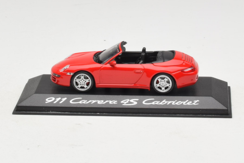 Porsche 911 997 Carrera 4S Καμπριολέ Κόκκινο Minichamps 1:43 WAP02015316 Μέταλλο