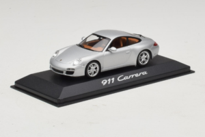 Porsche 911 997 Carrera Silver Metallic Minichamps 1:43 WAP02001218 Μέταλλο - εικόνα 2 από 5