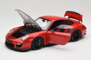 Porsche 911 997 GT2 RS Κόκκινο Με Μαύρες Ζάντες Minichamps 1:18 100069407 Μέταλλο - εικόνα 2 από 8