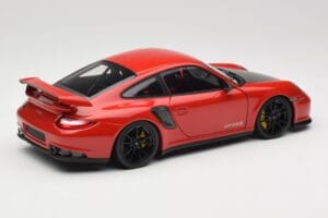Porsche 911 997 GT2 RS Κόκκινο Με Μαύρες Ζάντες Minichamps 1:18 100069407 Μέταλλο - εικόνα 3 από 8