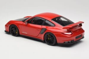 Porsche 911 997 GT2 RS Κόκκινο Με Μαύρες Ζάντες Minichamps 1:18 100069407 Μέταλλο - εικόνα 7 από 8