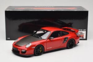Porsche 911 997 GT2 RS Κόκκινο Με Μαύρες Ζάντες Minichamps 1:18 100069407 Μέταλλο - εικόνα 8 από 8