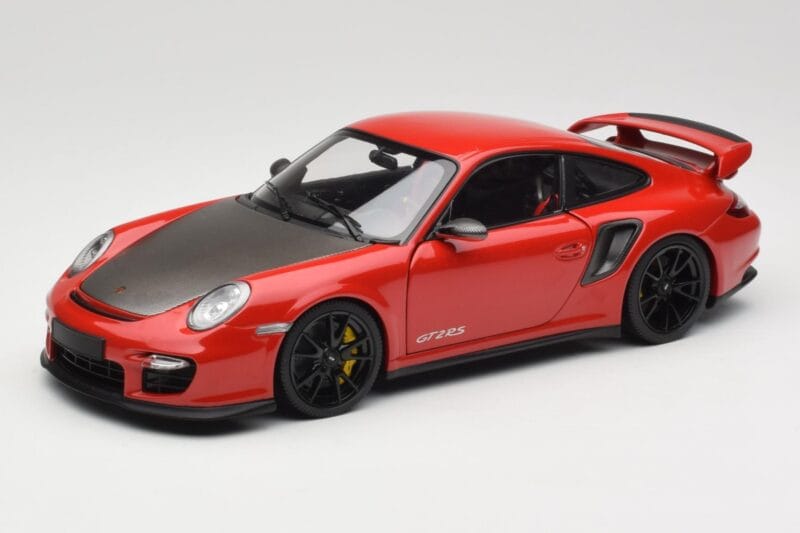Porsche 911 997 GT2 RS Κόκκινο Με Μαύρες Ζάντες Minichamps 1:18 100069407 Μέταλλο