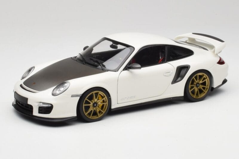 Porsche 911 997 GT2 RS Λευκό & Χρυσό Ζάντες Minichamps 1:18 100069406 Μέταλλο
